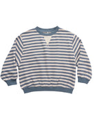 Rylee & Cru |  Oversized Crew Marine Stripe | Vagabond | Apparel | Boutique