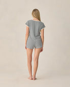 Rylee & Cru | Pointelle Tee Navy Stripe | Teen | Back | Vagabond | Apparel | Boutique