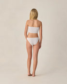 Rylee & Cru | Tube Top Bikini Periwinkle Stripe | Back | Vagabond | Apparel | Boutique
