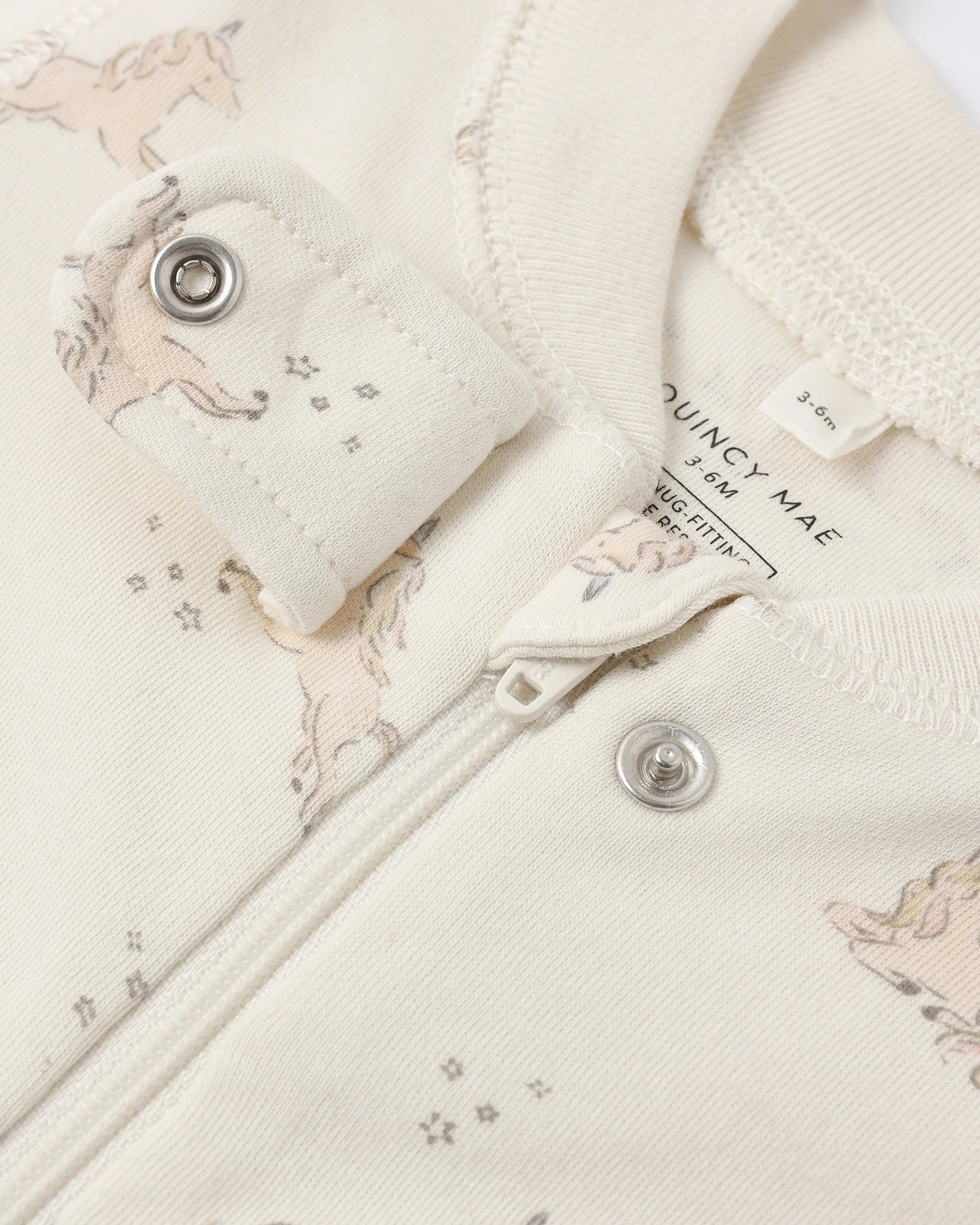 Rylee & Cru Zip Long Sleeve Sleeper Unicorns