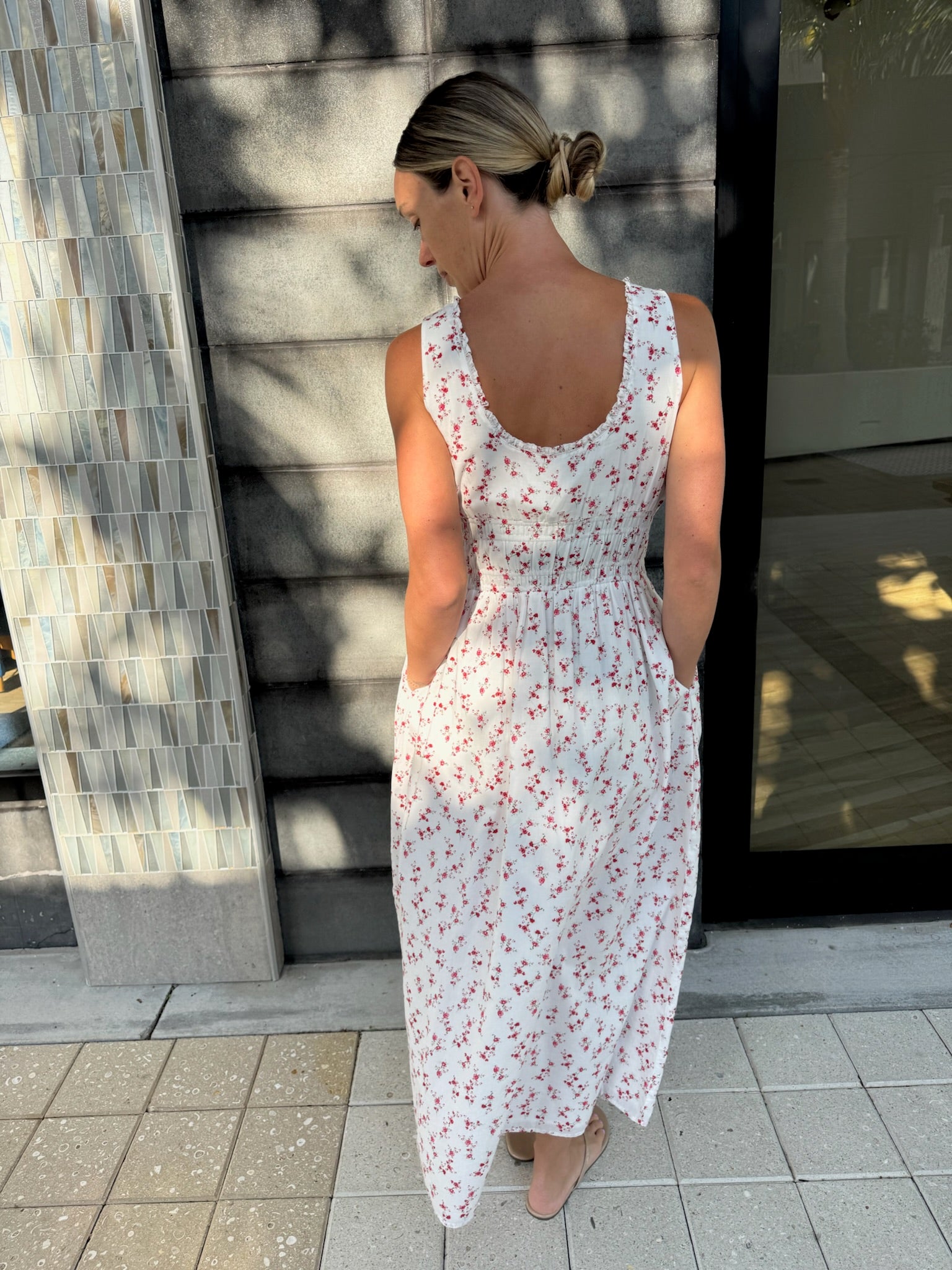 Rails | Jordie Dress | Model | Back | Vagabond | Apparel | Boutique