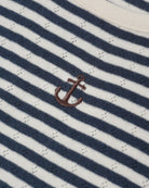 Rylee & Cru | Pointelle Tee Navy Stripe | Swatch | Stock | Vagabond | Apparel | Boutique