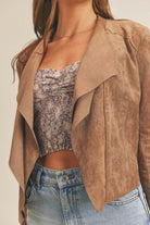 Reset | Madison Jacket | Brown | Close | Vagabond | Apparel | Boutique