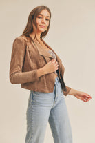 Reset | Madison Jacket | Brown | Side | Vagabond | Apparel | Boutique