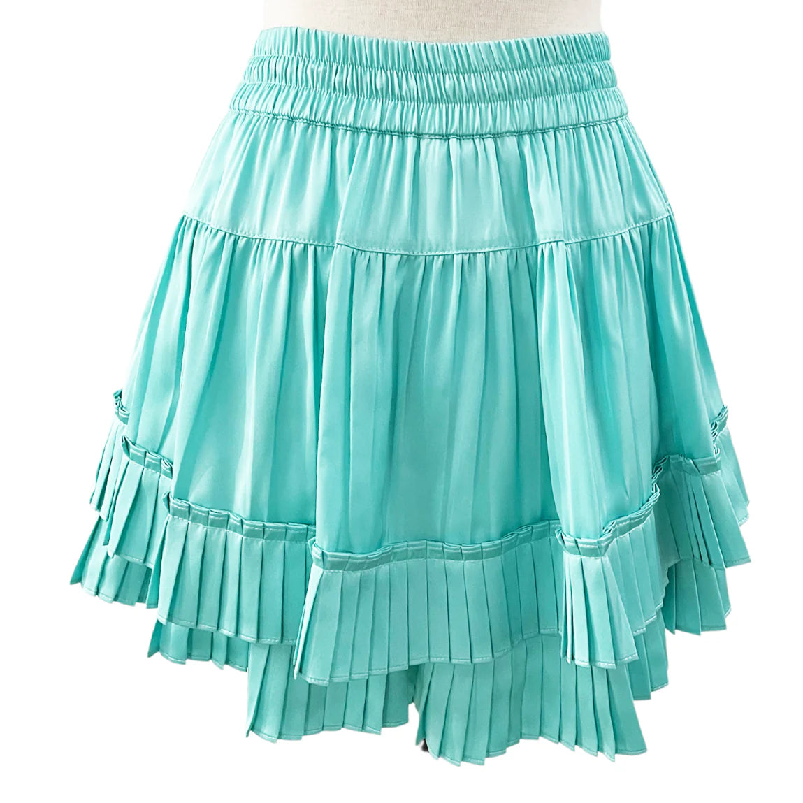 Reset | Sally Skort  | Aqua | Back | Vagabond | Apparel | Boutique