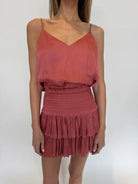 Reset | Silky Amore Skirt | Raspberry | Front | Vagabond | Apparel | Boutique