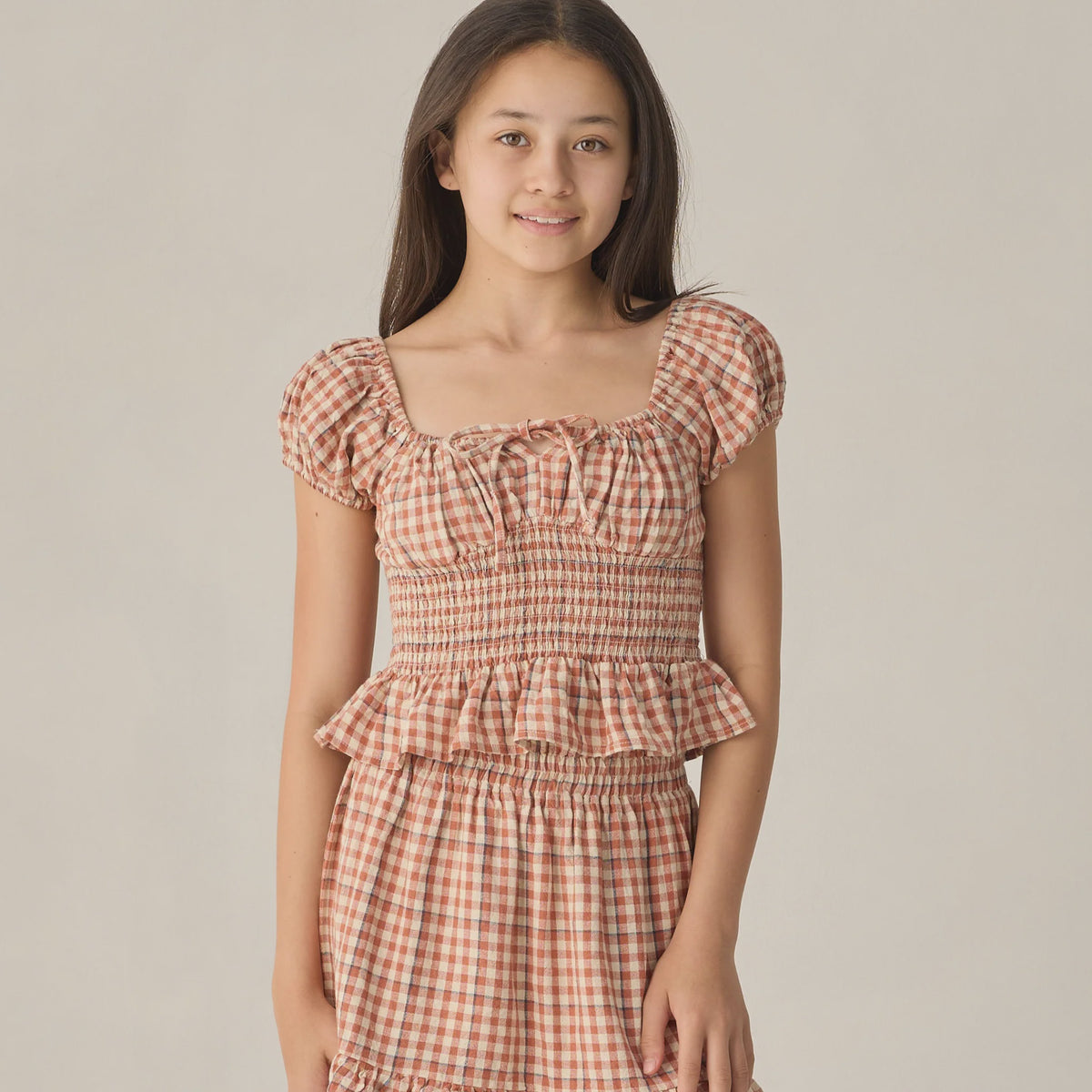 Rylee & Cru Alex Top Poppy Gingham – Vagabond Apparel Boutique