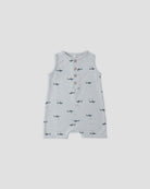 Rylee & Cru |  Davis Romper Sharks | Vagabond | Apparel | Boutique