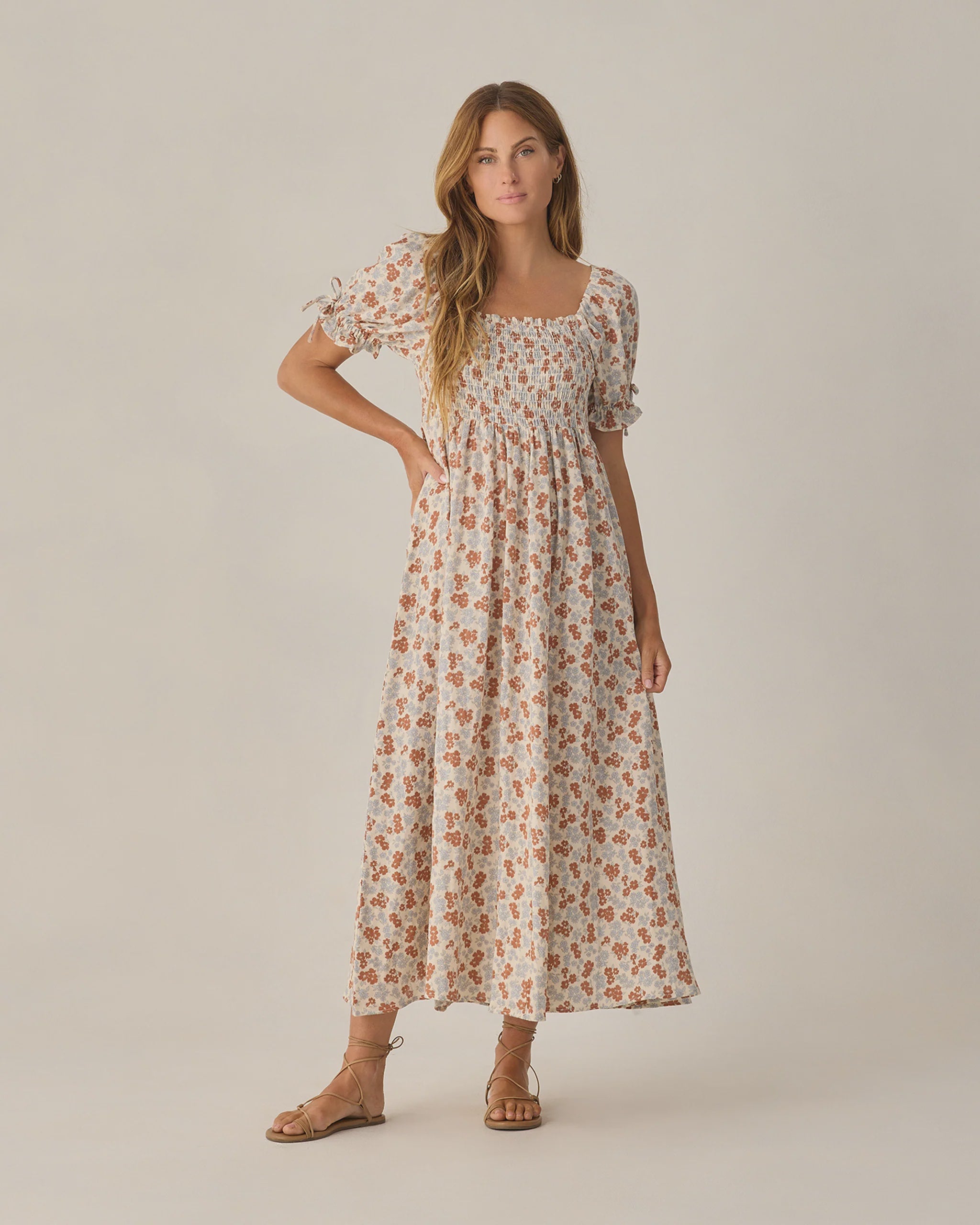 Rylee & Cru | Women Dallas Dress Americana Floral | Vagabond | Apparel | Boutique