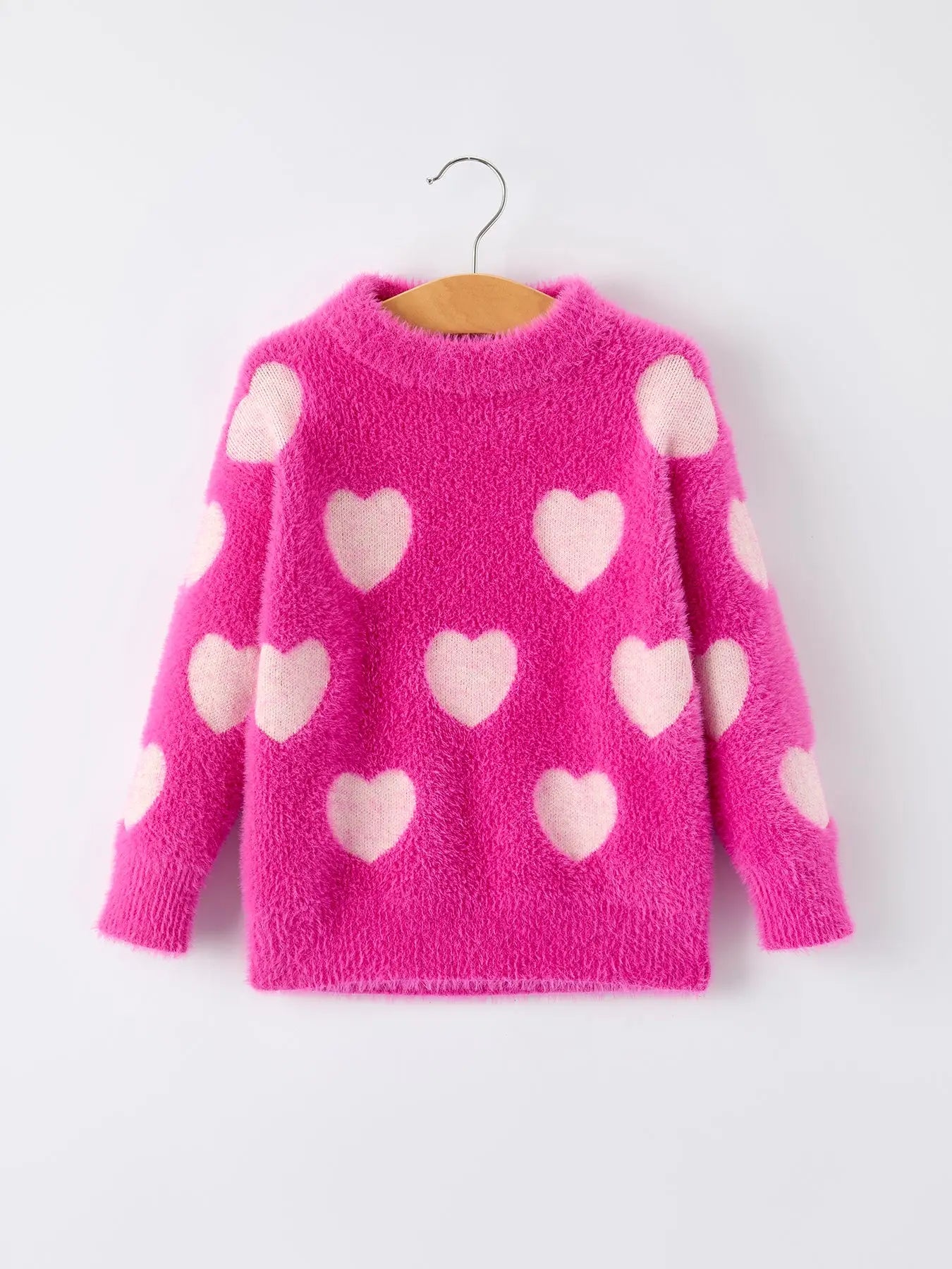 Rylee Faith Designs | Heart Print Knit Pullover Sweater | Vagabond | Apparel | Boutique