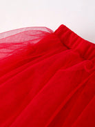 Rylee Faith Designs | Summer Red Tulle Skirt | Close | Vagabond | Apparel | Boutique