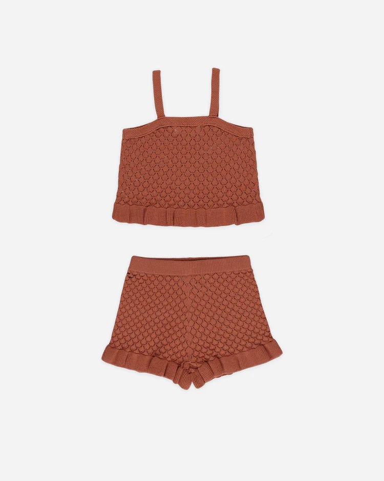 Rylee & Cru Crochet Set Poppy | Vagabond Apparel Boutique