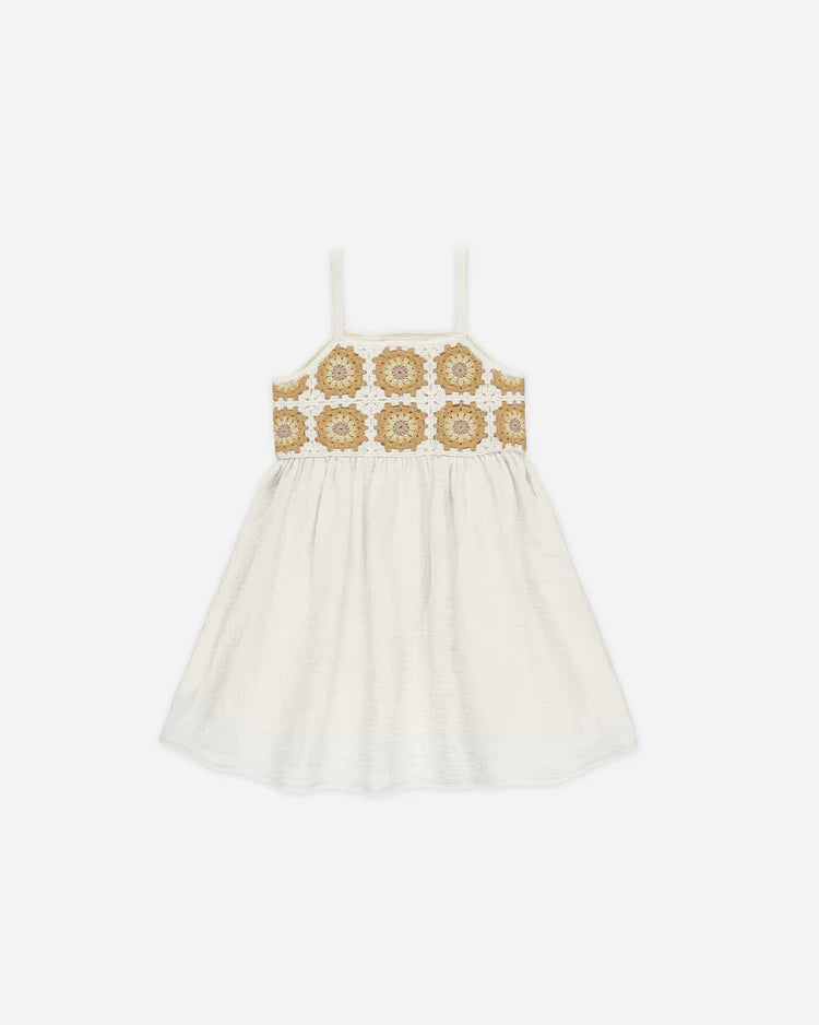 Rylee & Cru Crochet Sundress Marigold