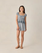 Rylee & Cru | Rylan Top Marine Gingham | Front | Vagabond | Apparel | Boutique