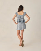 Rylee & Cru | Rylan Top Marine Gingham | Back | Vagabond | Apparel | Boutique