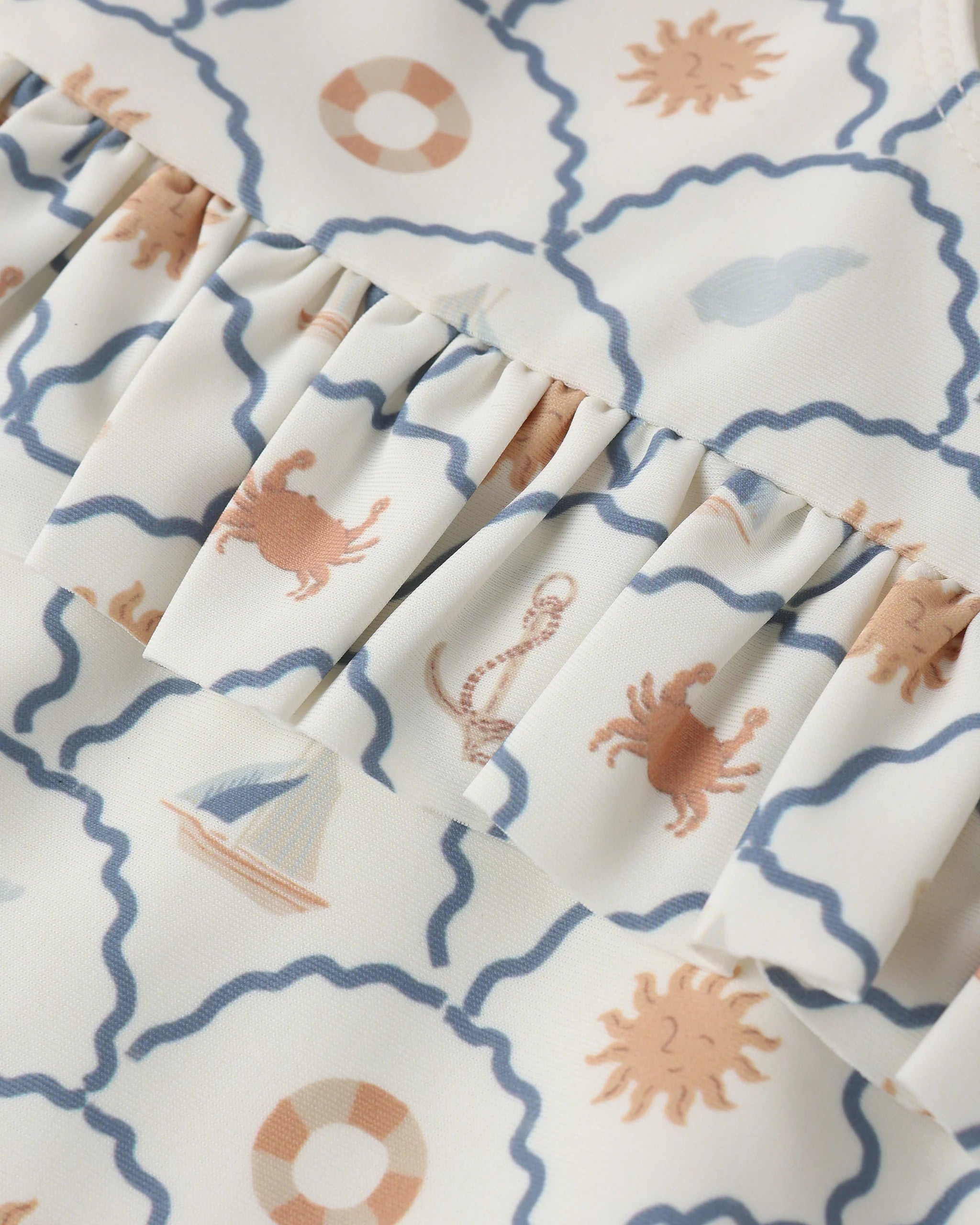 Rylee & Cru | Skirted One Piece Nautical | Swatch | Vagabond | Apparel | Boutique