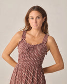 Rylee & Cru | Women Jane Dress | Chocolate Polka Dot | Close | Vagabond | Apparel | Boutique