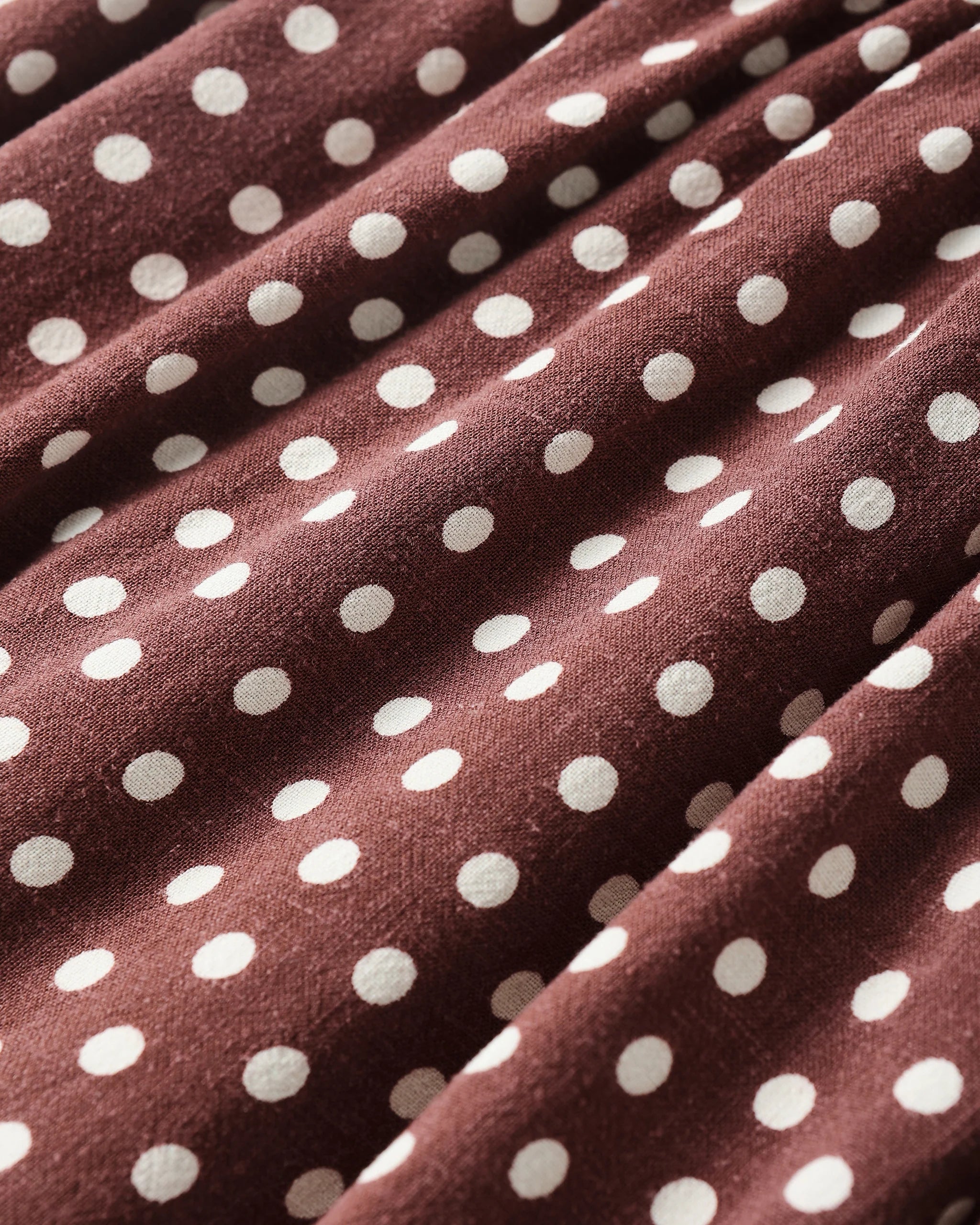 Rylee & Cru | Women Jane Dress | Chocolate Polka Dot | Swatch | Vagabond | Apparel | Boutique