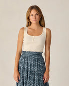 Rylee & Cru Women |  Ribbed Tank Natural | Vagabond | Apparel | Boutique