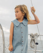 Rylee & Cru | Adria Dress Washed Blue | Vagabond | Apparel | Boutique
