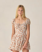Rylee & Cru | Alex Dress Americana Floral | Close | Vagabond | Apparel | Boutique
