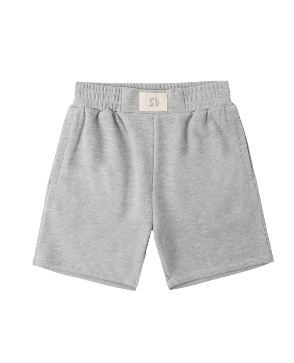 Rylee & Cru |  Boxing Short | Heathered Grey | Vagabond | Apparel| Boutique
