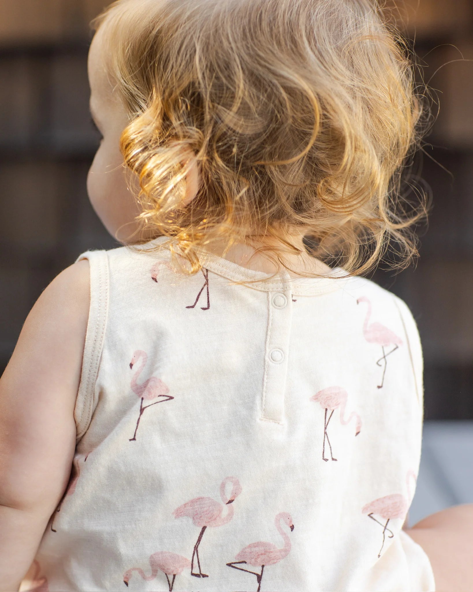 Rylee & Cru | Bubble Onesie Flamingo | Back | Vagabond | Apparel | Boutique