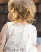 Rylee & Cru | Bubble Onesie Flamingo | Back | Vagabond | Apparel | Boutique