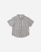 Rylee & Cru | Collared Short Sleeve Shirt Wavy Stripe | Vagabond | Apparel | Boutique