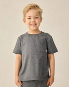 Rylee & Cru | Cove Essential Pocket Tee Heather Grey | Vagabond | Apparel | Boutique