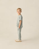 Rylee & Cru | Cove Essential Pocket Tee Sea Green | Side | Vagabond | Apparel | Boutique