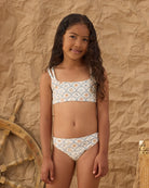 Rylee & Cru | Crop Rashguard Set Nautical Model | Front | Vagabond | Apparel | Boutique