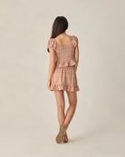 Rylee & Cru | Jess Mini Skirt Poppy Gingham | Back | Vagabond | Apparel | Boutique