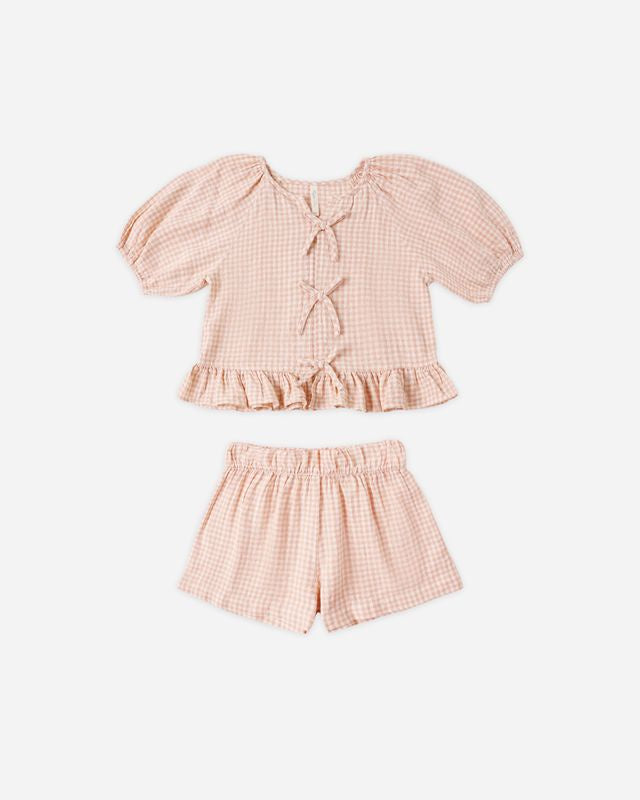 Rylee & Cru | Juniper Set Petal Gingham | 