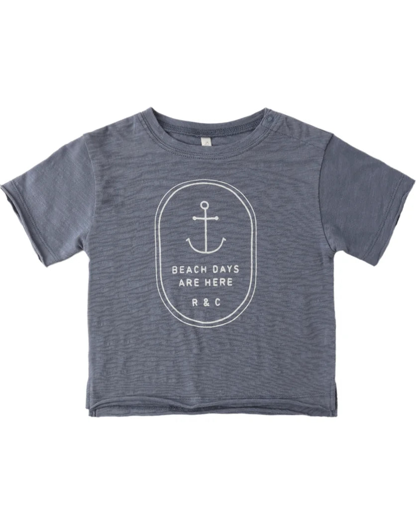 Rylee & Cru | Raw Edge Tee Beach Days | Flat | Vagabond | Apparel | Boutique