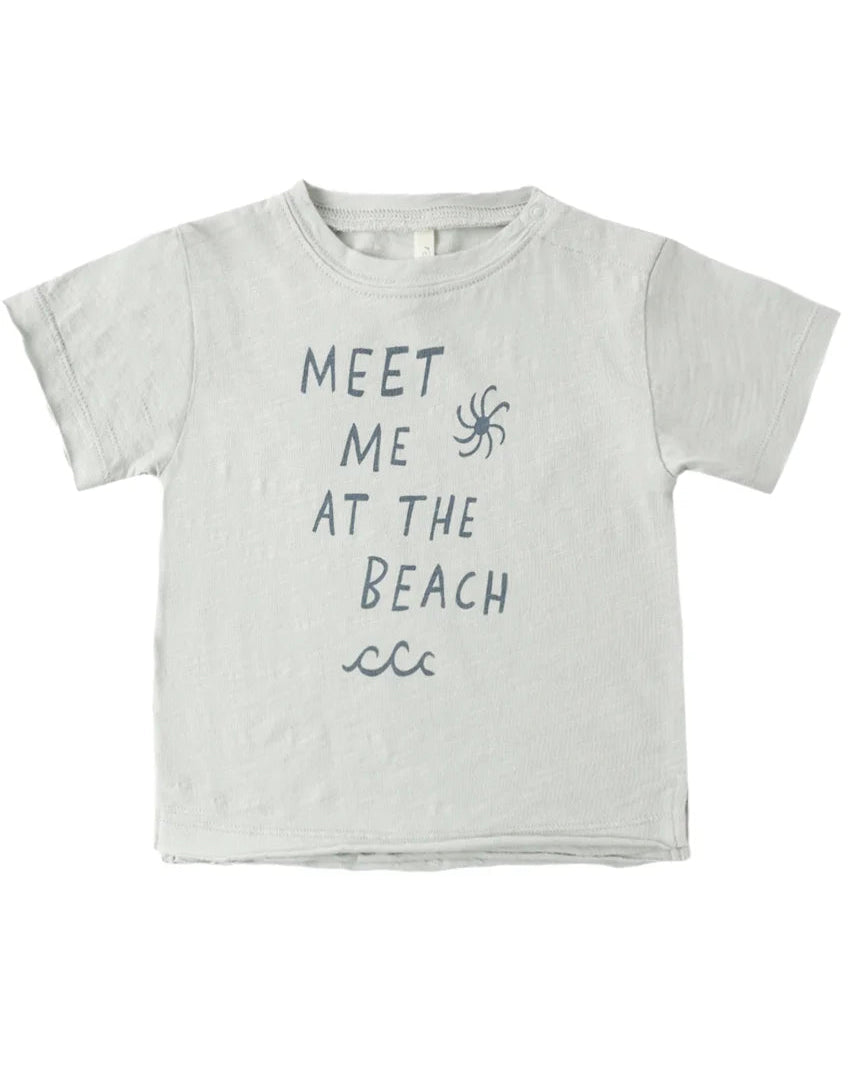 Rylee & Cru | Raw Edge Tee Meet Me At The Beach | Vagabond | Apparel | Boutique