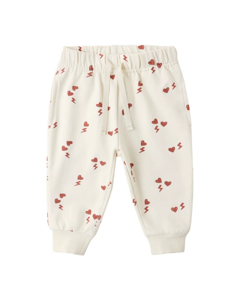 Rylee & Cru | Relaxed Sweatpant Electric Heart | Vagabond | Apparel | Boutique