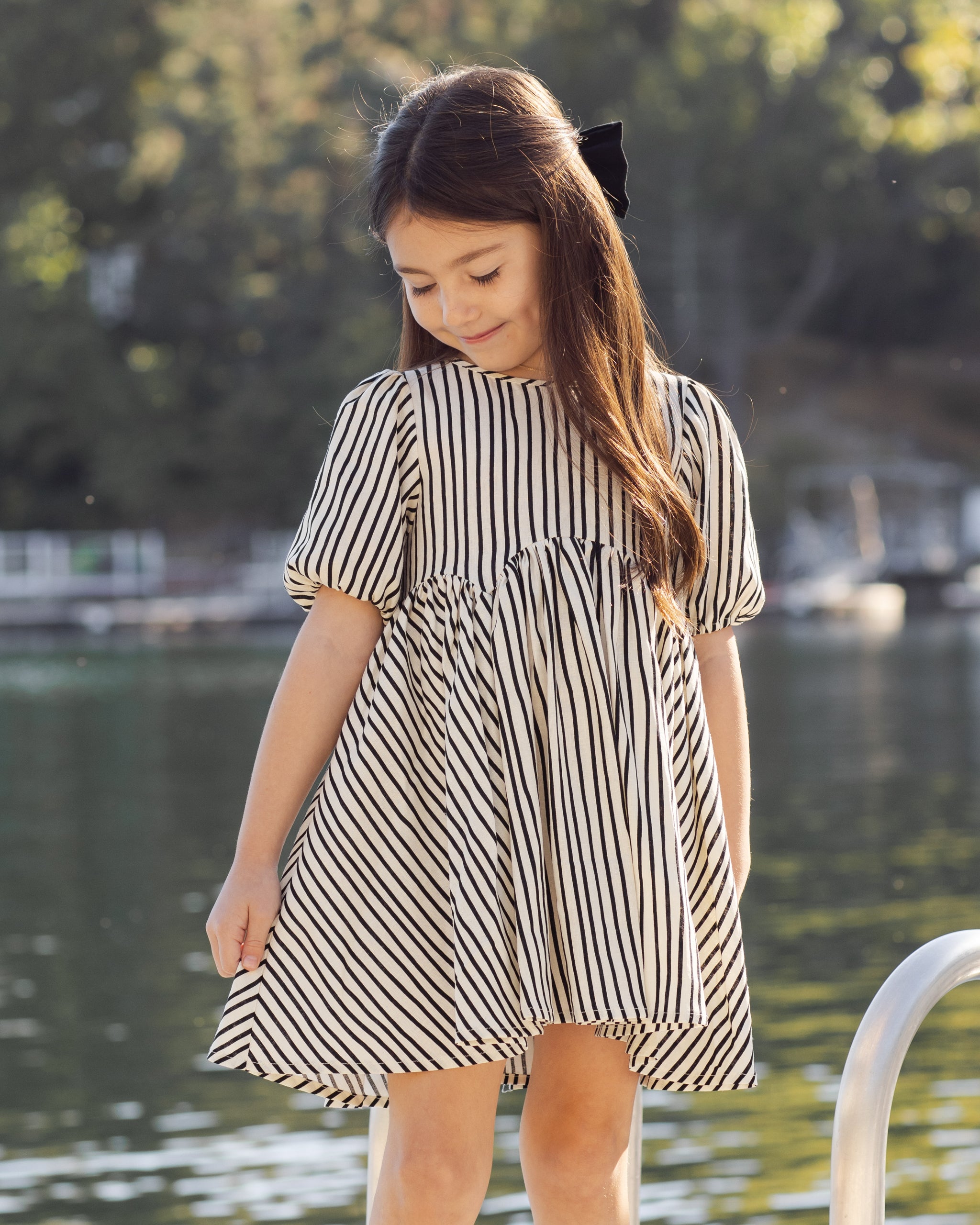Rylee & Cru | Rose Dress Wavy Stripe | Vagabond | Apparel | Boutique