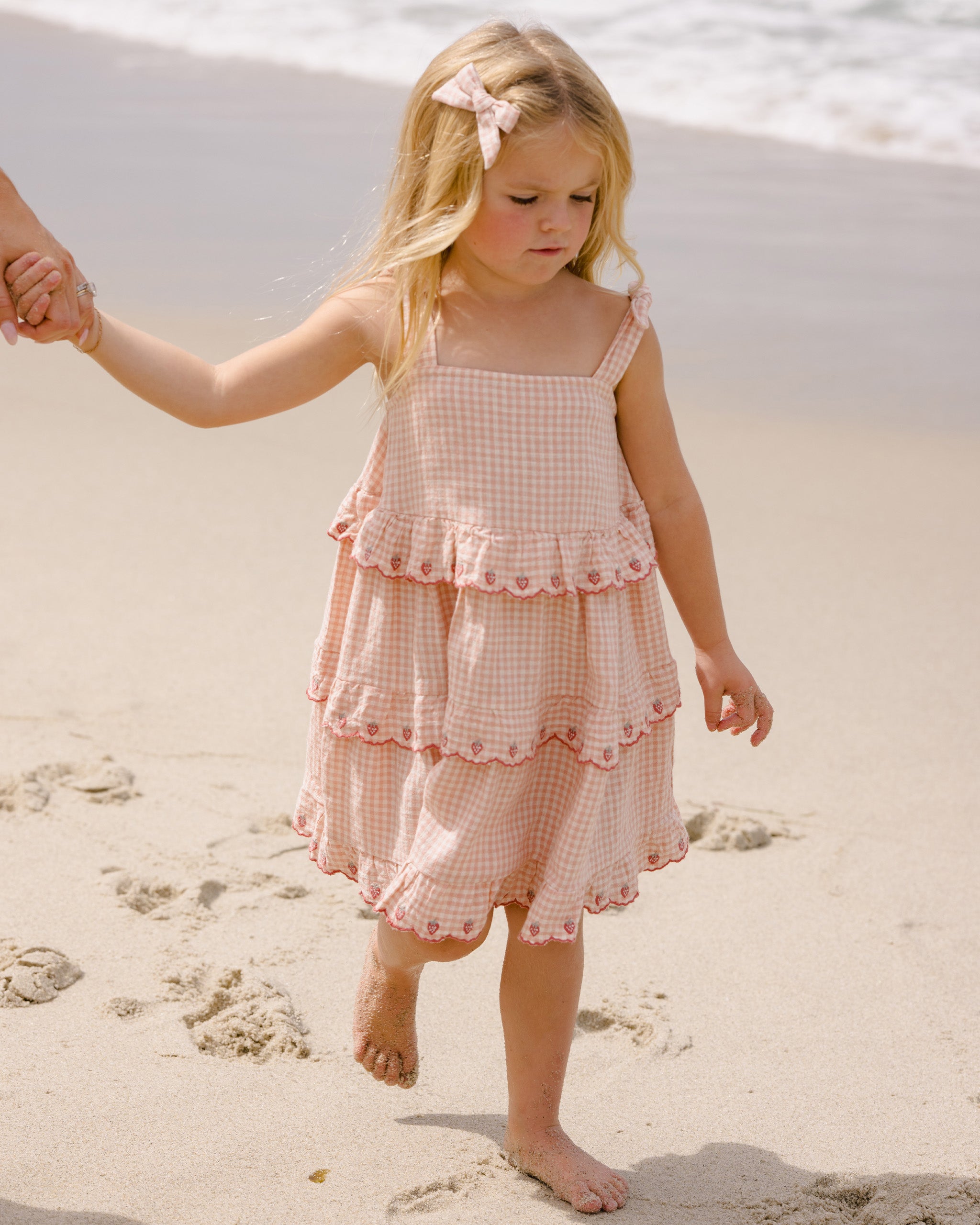 Rylee & Cru | Ruffled Swing Dress | Petal Gingham | Vagabond | Apparel | Boutique