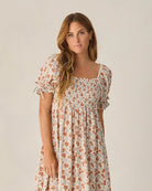Rylee & Cru | Women Dallas Dress Americana Floral | Close | Vagabond | Apparel | Boutique