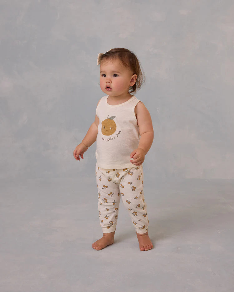 Rylee & Cru Tank & Slouch Pant Set Oranges | Vagabond Apparel Boutique