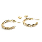 Silver Girl 26mm Chain Link Hoop | Vagabond Apparel Boutique