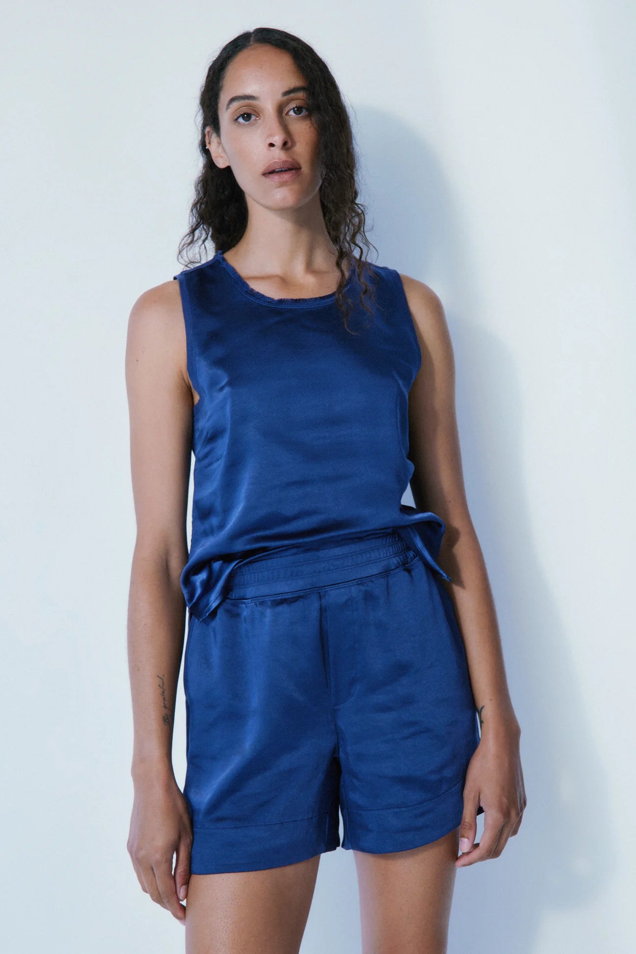 Melissa Nepton Sienna Satin Tank Top