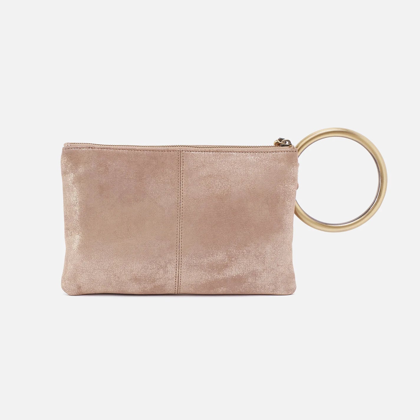 Hobo Sheila Ring Clutch Gilded Beige Vagabond Apparel Boutique