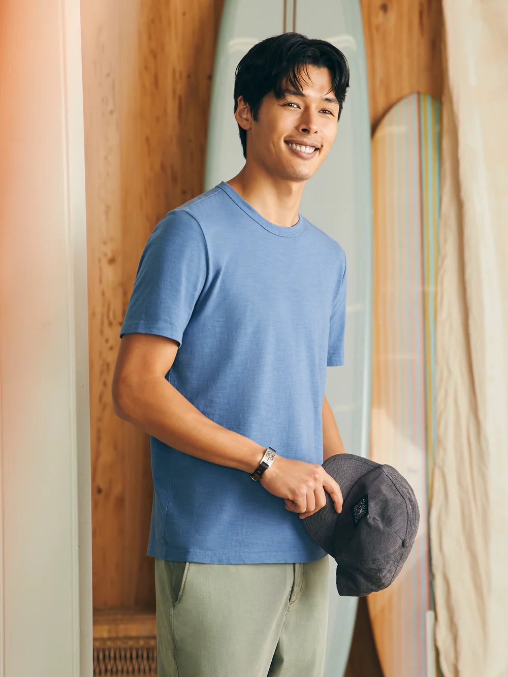Faherty Mens Sunwashed Tee | Vagabond Apparel Boutique