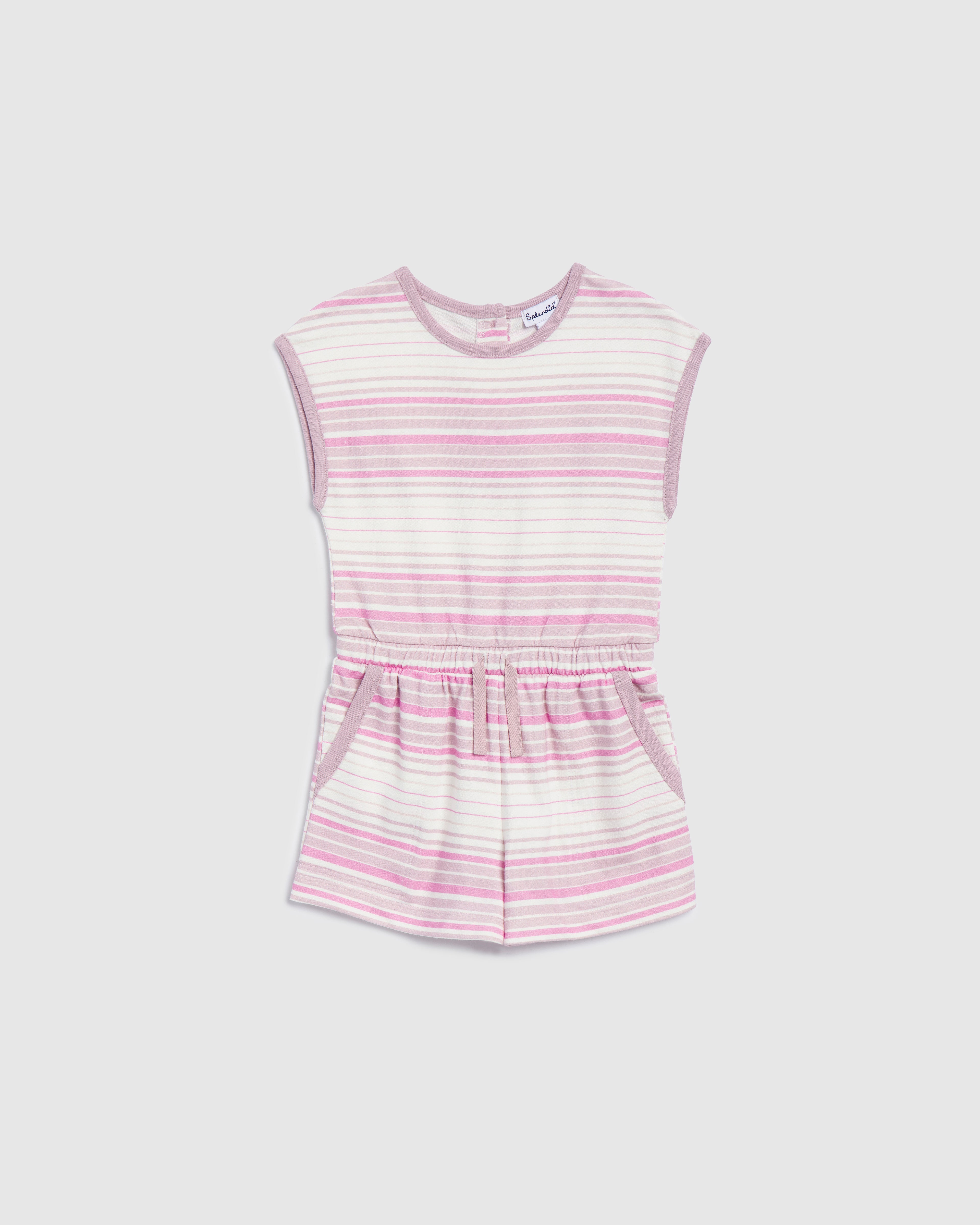Splendid Toddler Girl Painterly Stripe Romper