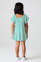 Saltwater Luxe | Kid Maggy Mini Dress | Back | Vagabond | Apparel | Boutique