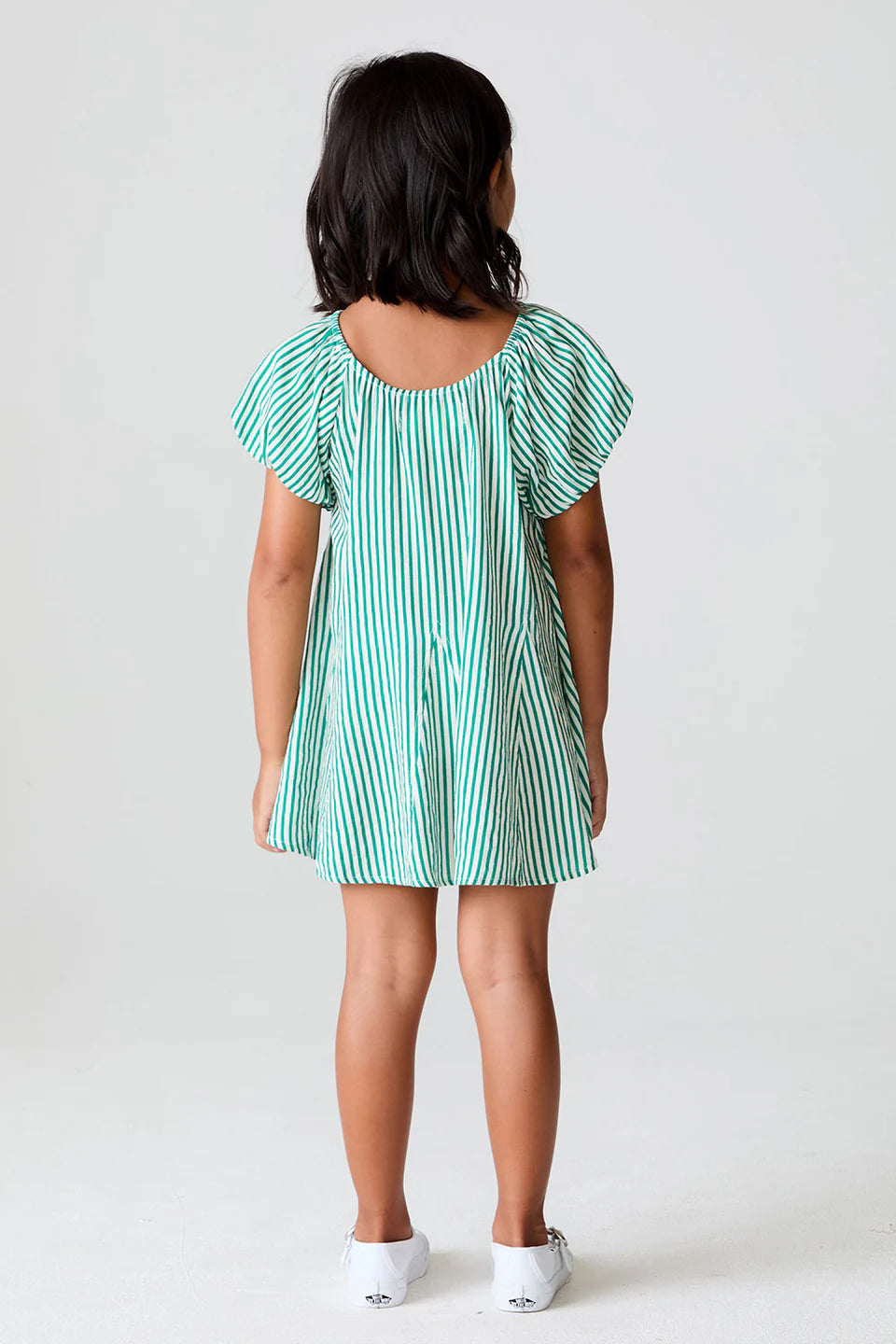Saltwater Luxe | Kid Maggy Mini Dress | Back | Vagabond | Apparel | Boutique