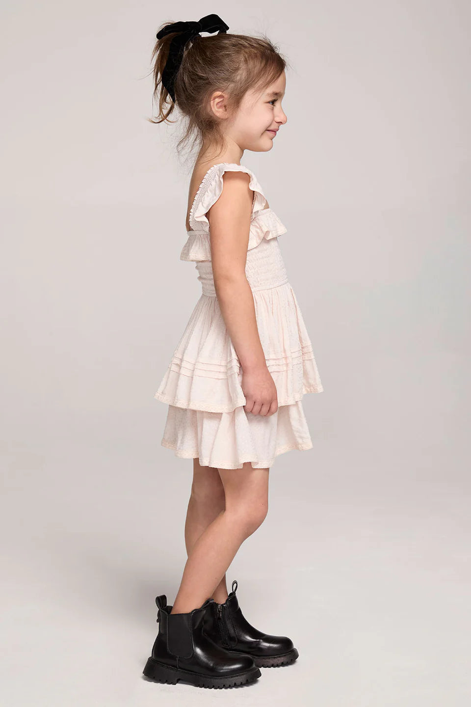 Saltwater Luxe Kid | Norah Mini Dress | Side | Vagabond | Apparel | Boutique