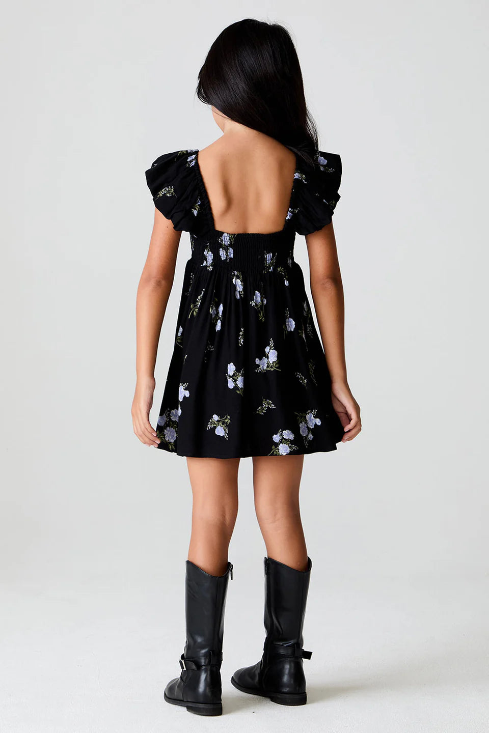 Saltwater Luxe | Kid Crocket Mini Dress | Back | Vagabond | Apparel | Boutique